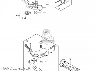 HANDLE LEVER - SV650S 2009 (K9) USA (E03)