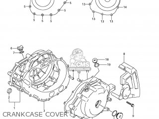 CRANKCASE COVER - SV650SF 2008 (K8) USA (E03)
