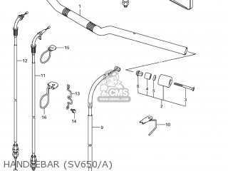 HANDLEBAR (SV650/A) - SV650SF 2008 (K8) USA (E03)
