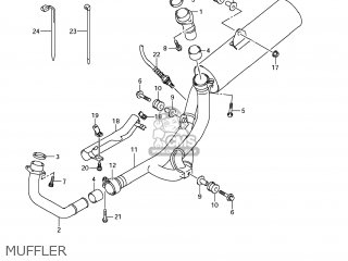 MUFFLER - SV650SF 2008 (K8) USA (E03)
