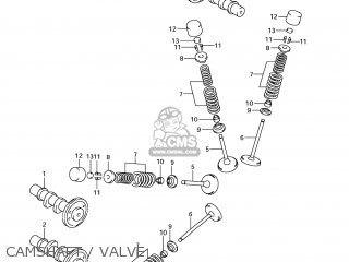 CAMSHAFT / VALVE - SV650SF 2009 (K9) USA (E03)