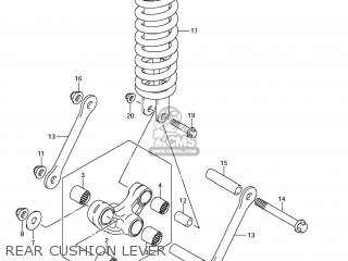 REAR CUSHION LEVER - SV650SF 2009 (K9) USA (E03)