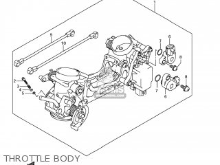THROTTLE BODY - SV650SF 2009 (K9) USA (E03)