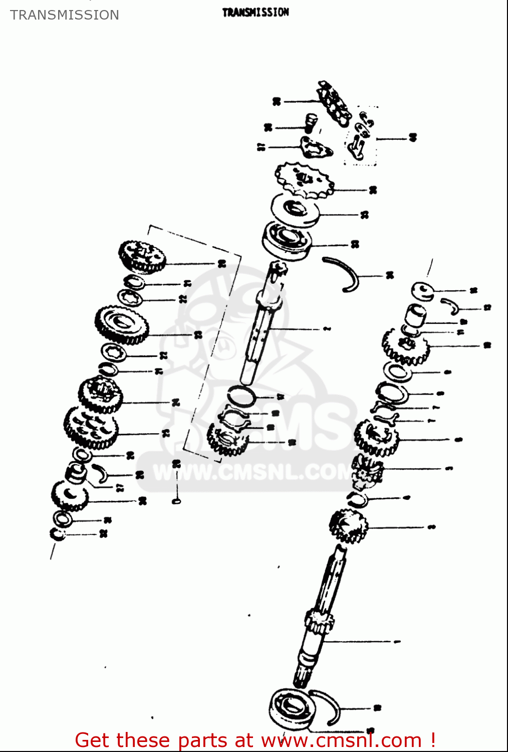 TRANSMISSION T125II 1971 (R) USA (E03)