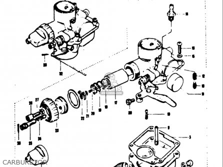 CARBURETOR - T125II 1971 (R) USA (E03)