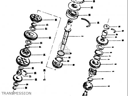 TRANSMISSION - T125II 1971 (R) USA (E03)