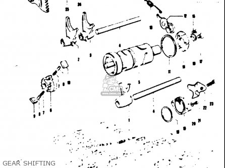 GEAR SHIFTING - T125II 1971 (R) USA (E03)