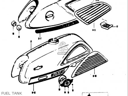 FUEL TANK - T125II 1971 (R) USA (E03)