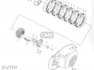 CLUTCH - T20 TC250 SCRAMBLER 1965-1969 GENERAL EXPORT