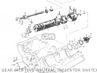GEAR SHIFTING-NEUTRAL INDICATOR SWITCH - T20 TC250 SCRAMBLER 1965-1969 GENERAL EXPORT