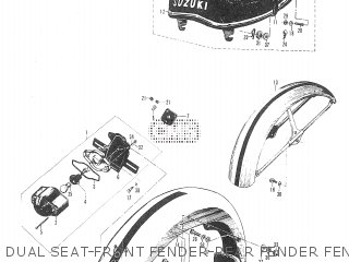 DUAL SEAT-FRONT FENDER-REAR FENDER FENDER-TAIL/BRAKE LAMP - T20 TC250 SCRAMBLER 1965-1969 GENERAL EXPORT
