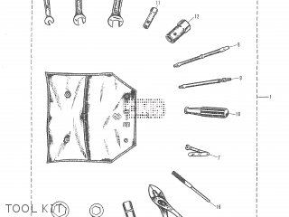 TOOL KIT - T20 TC250 SCRAMBLER 1965-1969 GENERAL EXPORT