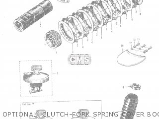 OPTIONAL: CLUTCH-FORK SPRING COVER BOOT-FUEL TANK CAP - T20 TC250 SCRAMBLER 1965-1969 GENERAL EXPORT