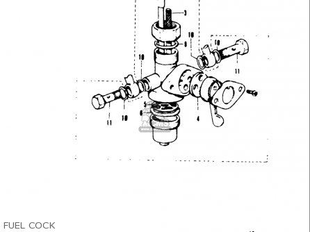FUEL COCK - T20 TC250 SCRAMBLER 1969 USA (E03)