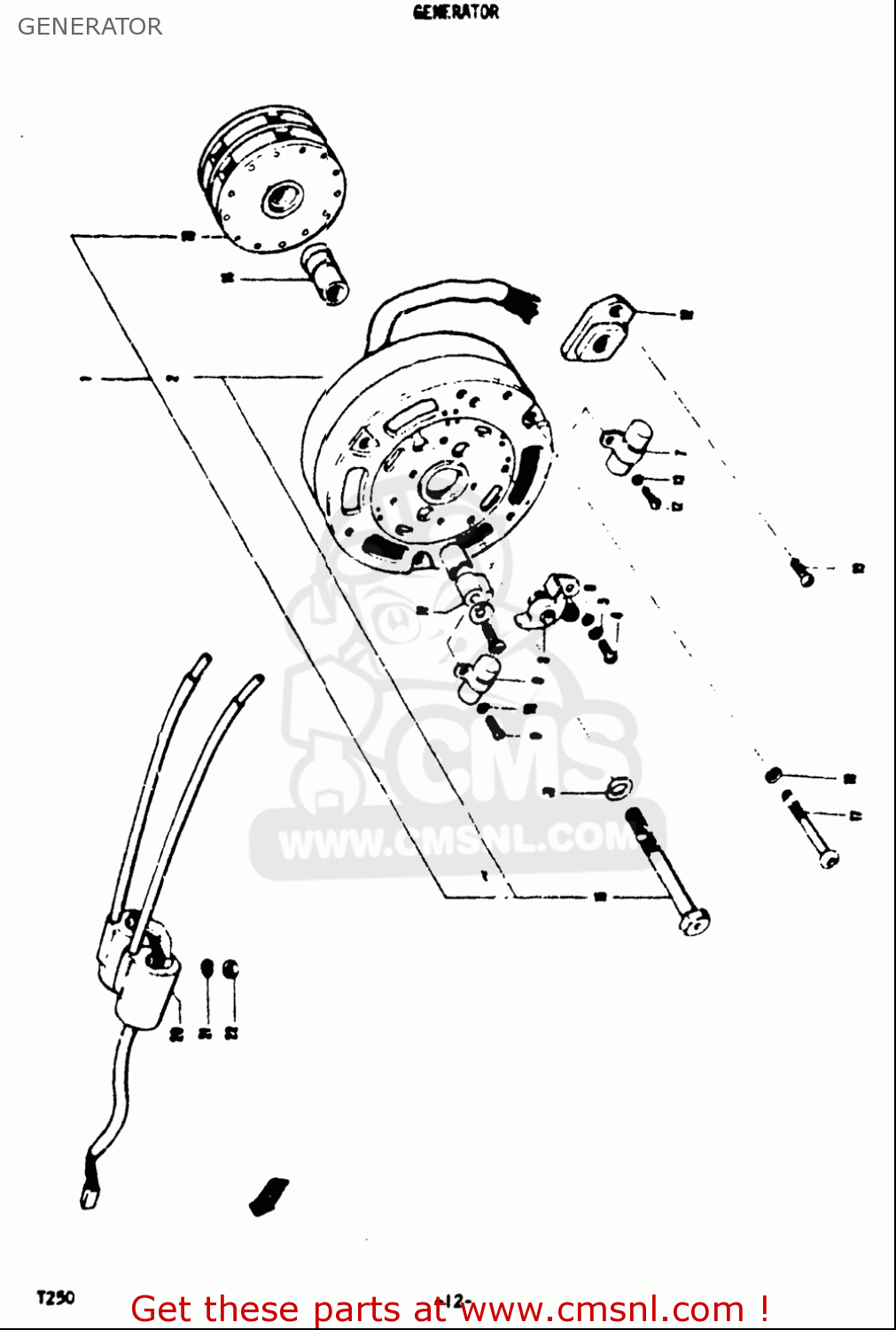 GENERATOR T250IIR 1972 (J) USA (E03)