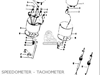 SPEEDOMETER - TACHOMETER - T250IIR 1972 (J) USA (E03)