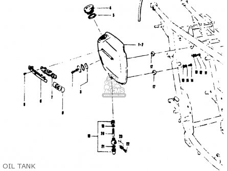 OIL TANK - T250IIR 1972 (J) USA (E03)