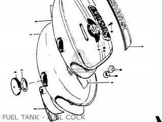 FUEL TANK - FUEL COCK - T250IIR 1972 (J) USA (E03)