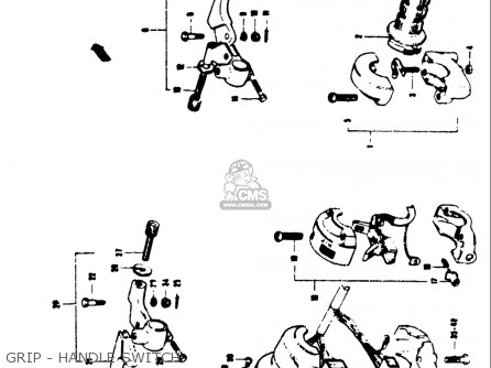 GRIP - HANDLE SWITCH - T250IIR 1972 (J) USA (E03)