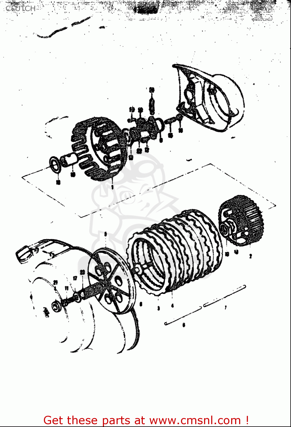 CLUTCH T305 TC305 1969 USA (E03)