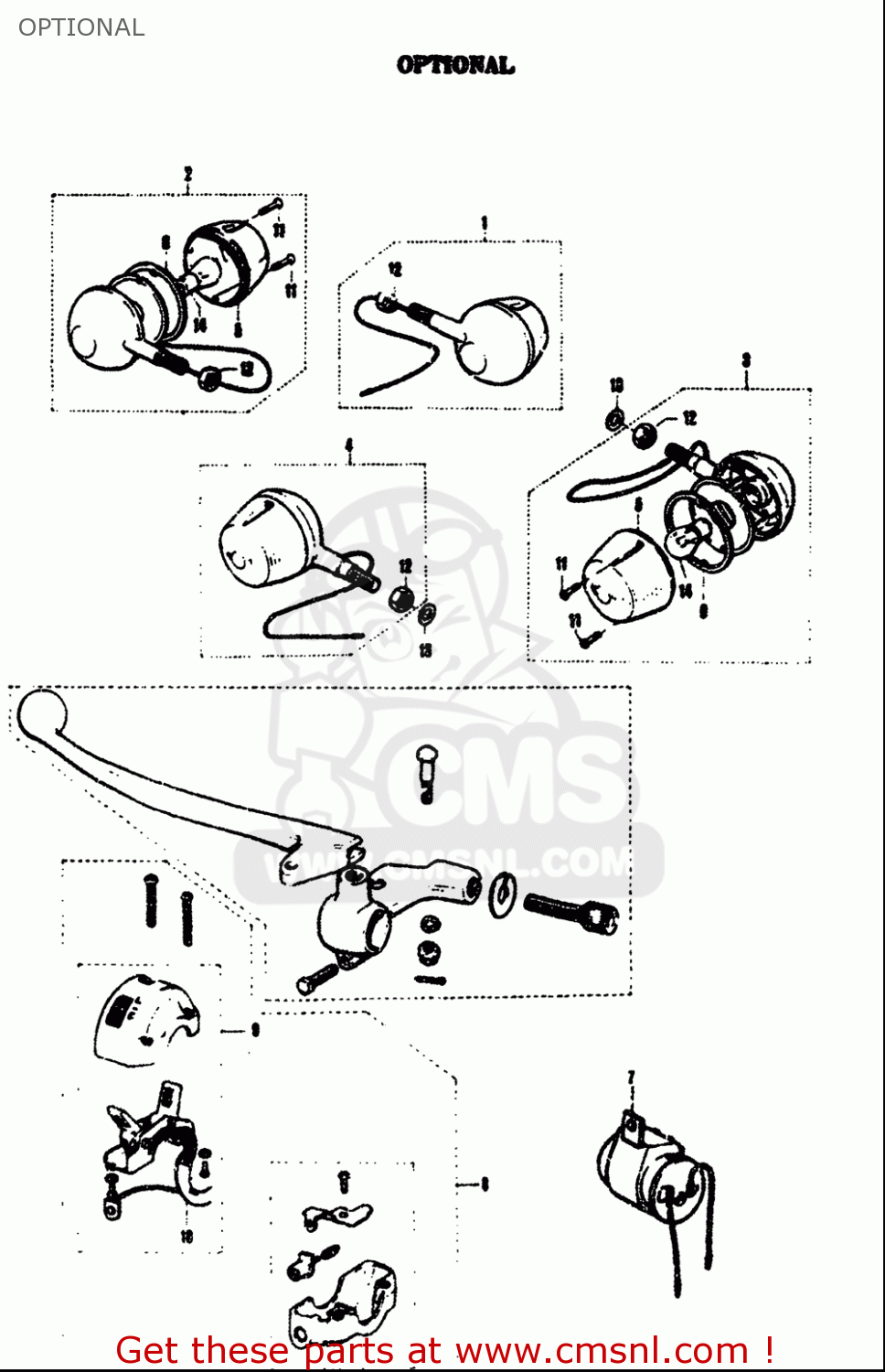 OPTIONAL T305 TC305 1969 USA (E03)