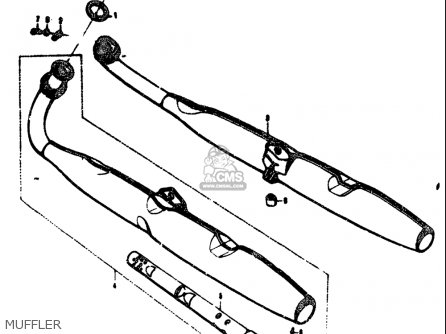 MUFFLER - T305 TC305 1969 USA (E03)