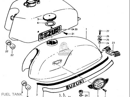 Suzuki T350 1969 1970 1971 1972 (?) (?) (r) (j) Usa (e03 ... image honda cl70 coil wiring 