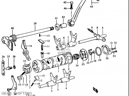 Suzuki T350 1969 1970 1971 1972 (?) (?) (R) (J) USA (E03) parts lists ...