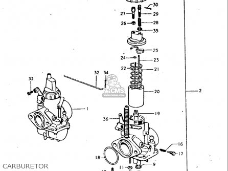 CARBURETOR - T350 1969 1970 1971 1972 (?) (?) (R) (J) USA (E03)