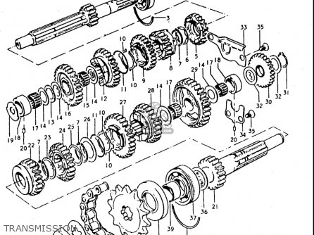TRANSMISSION - T350 1969 1970 1971 1972 (?) (?) (R) (J) USA (E03)