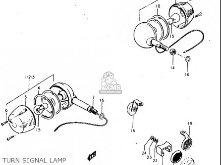 TURN SIGNAL LAMP - T350 1969 1970 1971 1972 (?) (?) (R) (J) USA (E03)