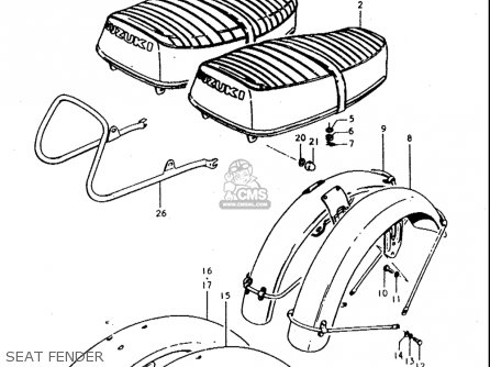 SEAT FENDER - T350 1969 1970 1971 1972 (?) (?) (R) (J) USA (E03)