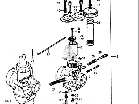 CARBURETOR - T500 1968 1969 1970 USA (E03)