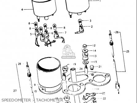 SPEEDOMETER - TACHOMETER - T500 1968 1969 1970 USA (E03)