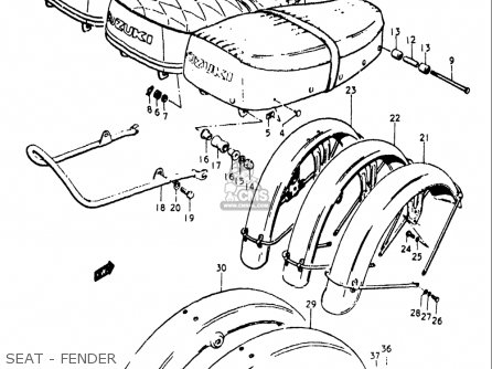 SEAT - FENDER - T500 1968 1969 1970 USA (E03)