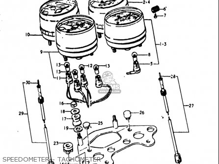SPEEDOMETER - TACHOMETER - T500 1971 1972 1973 1974 1975 (R) (J) (K) (L) (M) USA (E03)