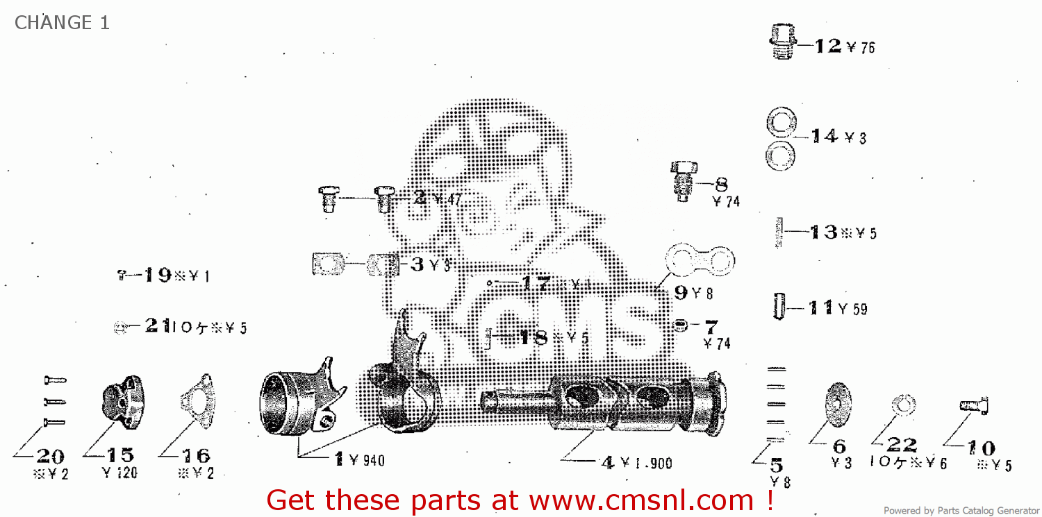 CHANGE 1 TA250 TWIN ACE 1960