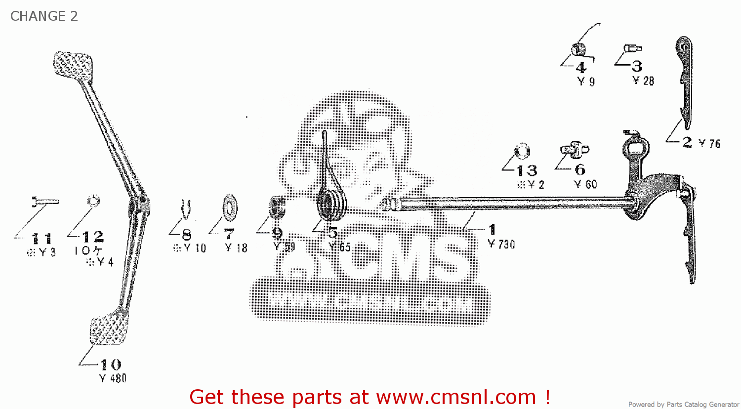 CHANGE 2 TA250 TWIN ACE 1960