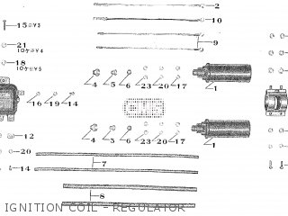 IGNITION COIL - REGULATOR - TA250 TWIN ACE 1960