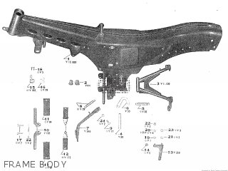 FRAME BODY - TA250 TWIN ACE 1960