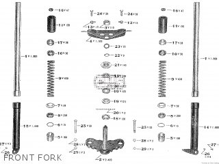 FRONT FORK - TA250 TWIN ACE 1960