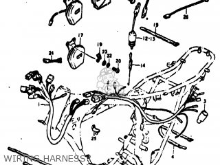 WIRING HARNESS - TC100 1973 (K) USA (E03)