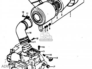 AIR CLEANER - TC100 1976 (A) USA (E03)
