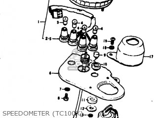 SPEEDOMETER (TC100X) - TC100 1976 (A) USA (E03)