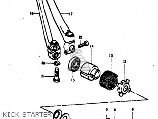 KICK STARTER - TC100 1977 (B) USA (E03)