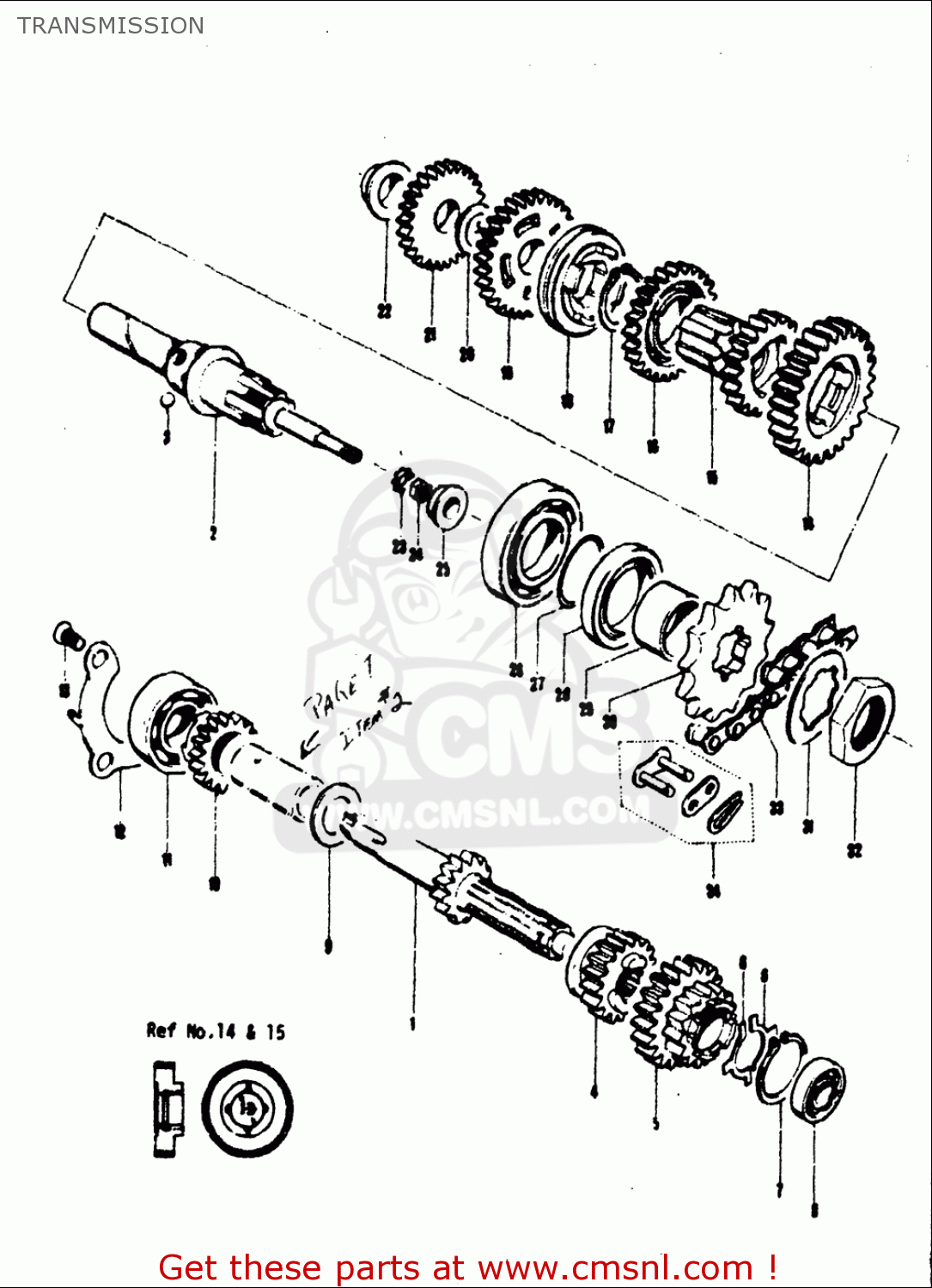 TRANSMISSION TC120 1971 (R) USA (E03)