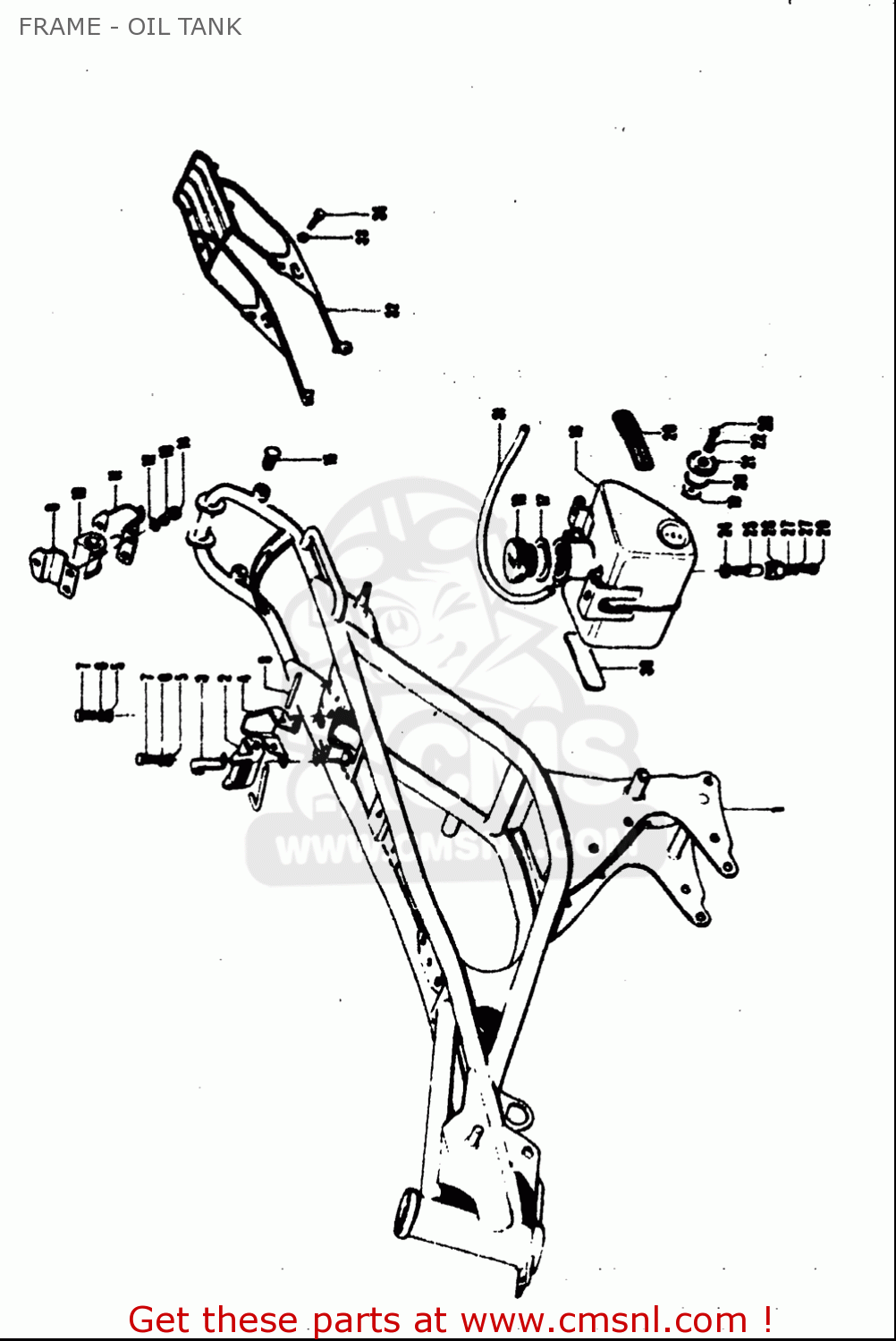FRAME - OIL TANK TC120 1971 (R) USA (E03)