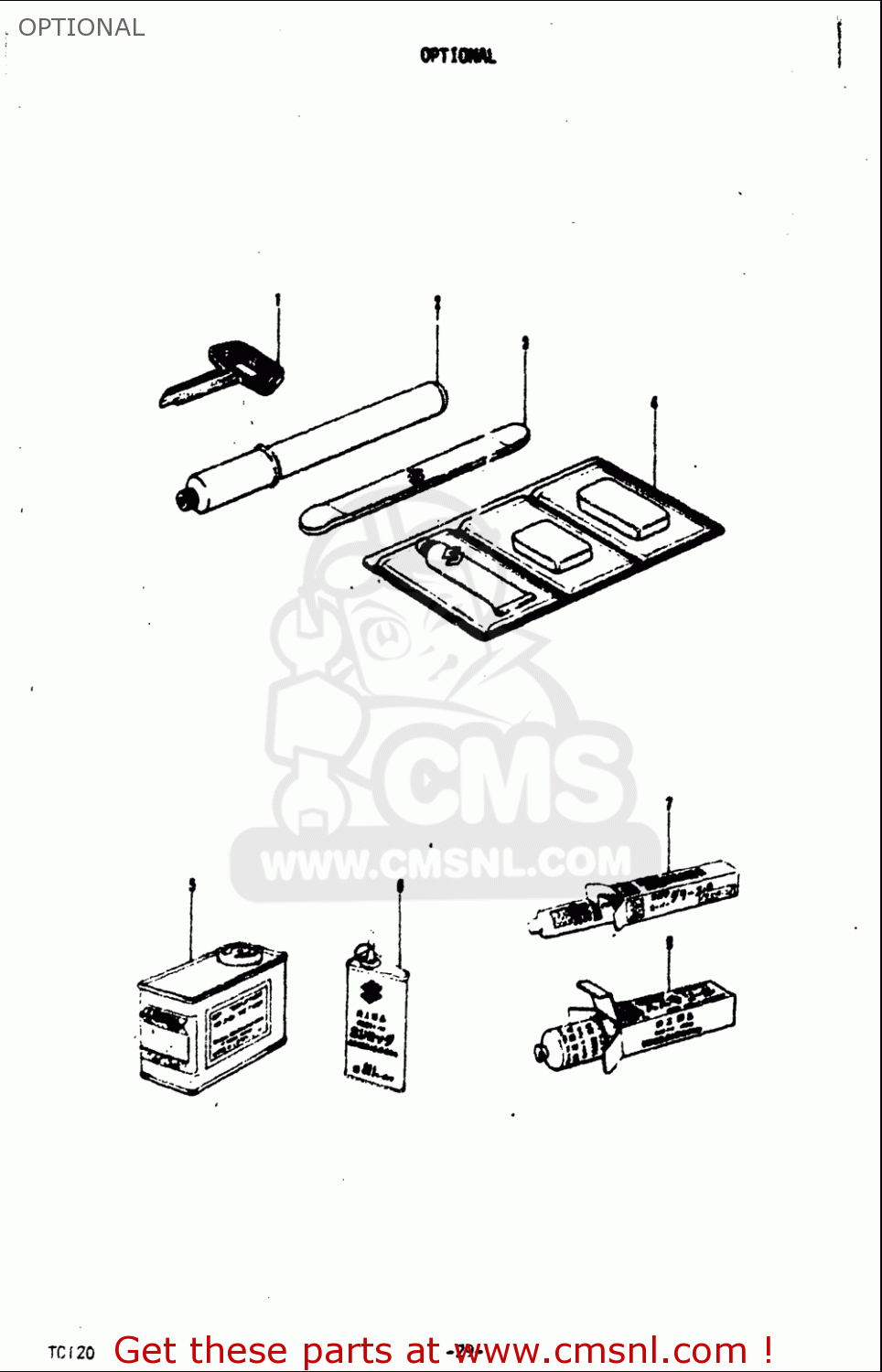 OPTIONAL TC120 1971 (R) USA (E03)