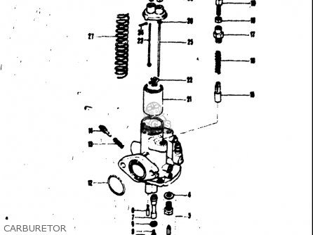 CARBURETOR - TC120 1971 (R) USA (E03)