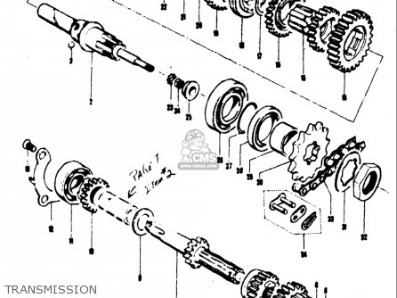 TRANSMISSION - TC120 1971 (R) USA (E03)